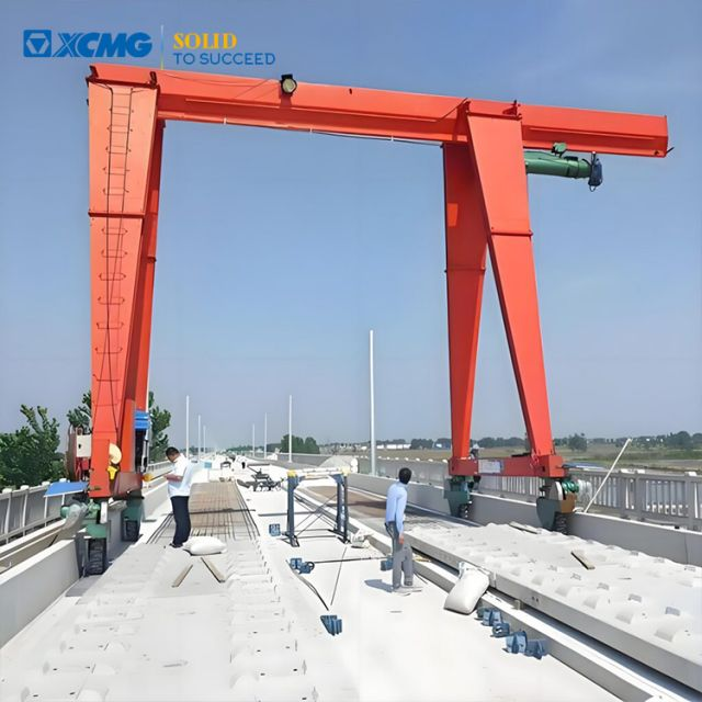 XCMG Official Single Girder Tyre Gantry Crane Hydraulic Adjustable Height Gantry Crane Price